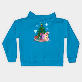 My Little Pony Around The Christmas Tree Kids Hoodie